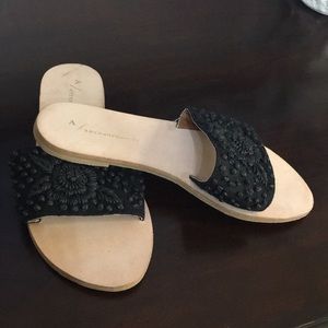 Comfortable rhinestone flats
